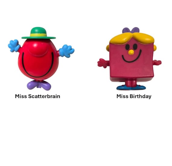 Mcdonald's Mr. Men Little Miss Happy Meal Toys – Classic Cartoon