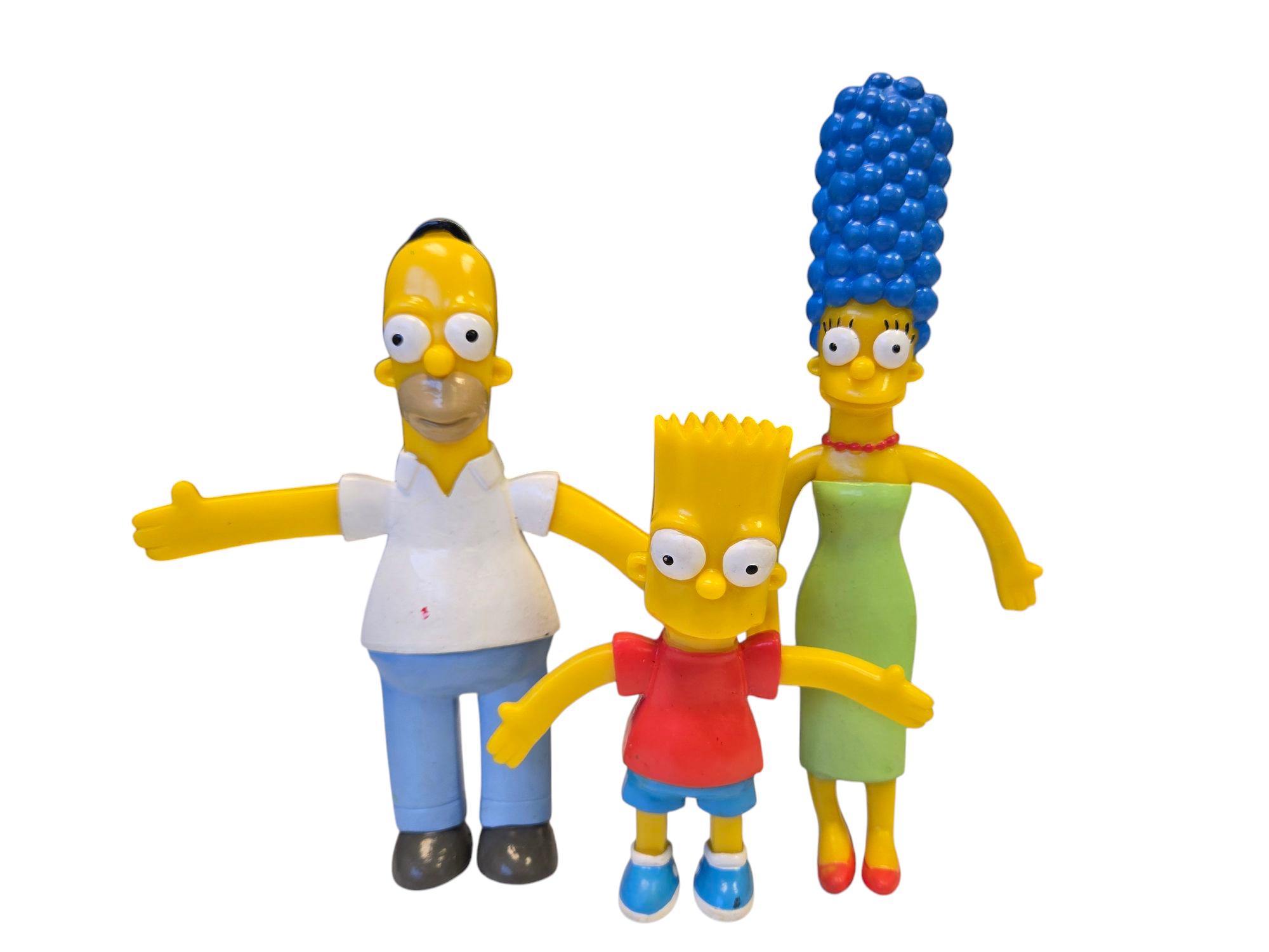 Vintage 2002 the Simpsons Bendable / Posable Figures - Etsy