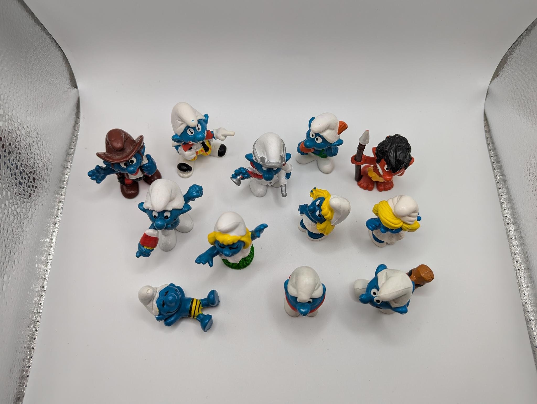 Vintage 70's & 80's Smurf Figurines - Etsy Vintage 70's & 80's Smurf Figurines - Etsy