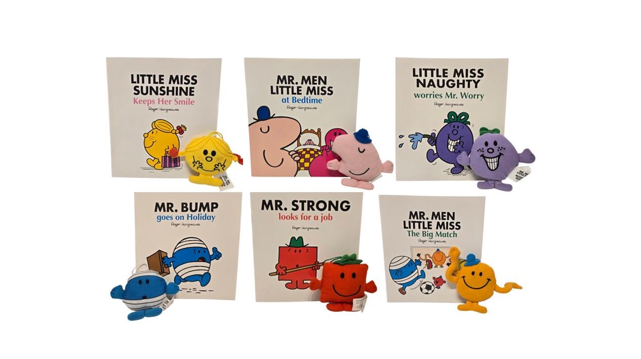 Mr. Men & Little Miss Books With Plush Figure – You Choose - Etsy