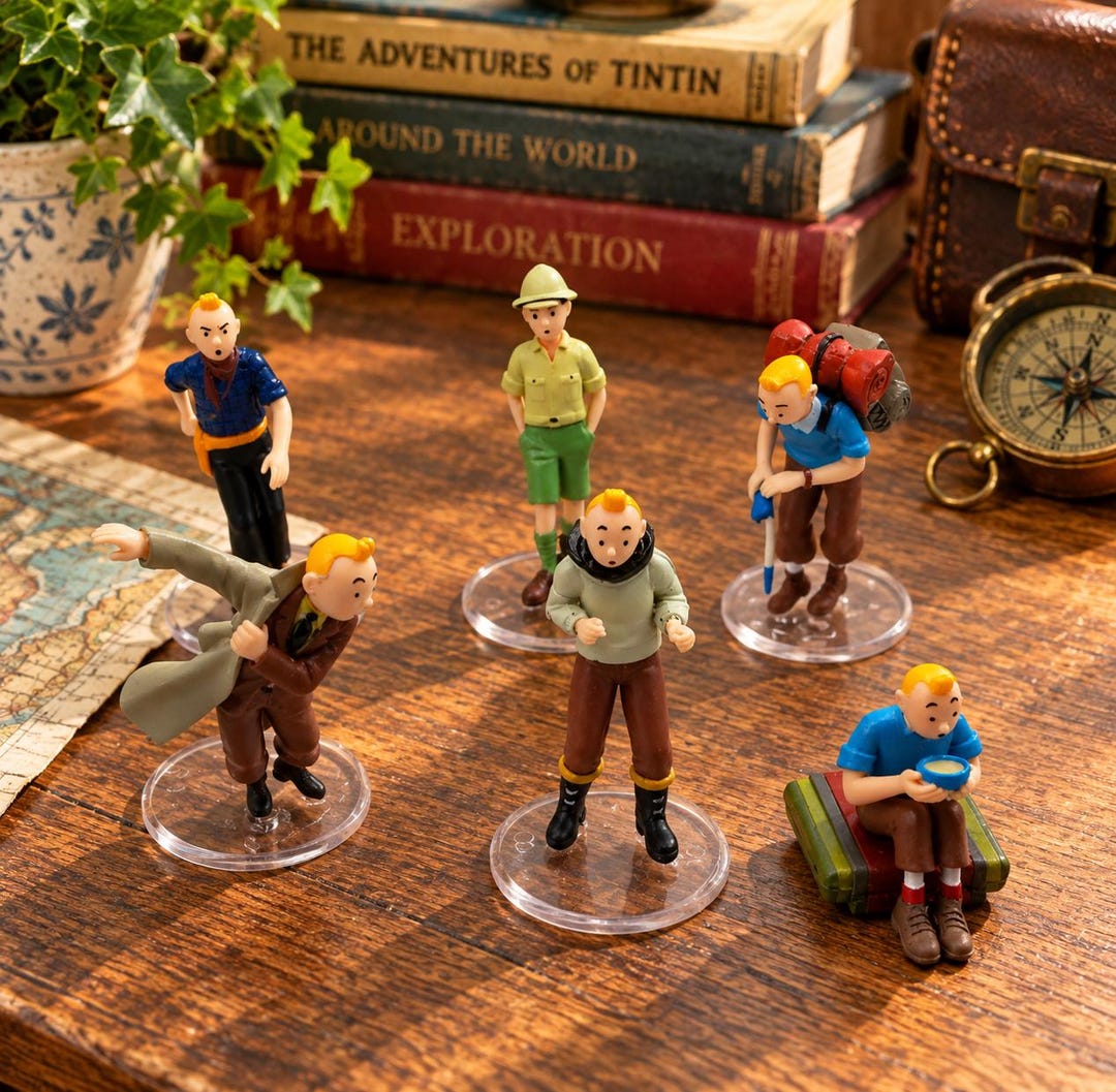 The Adventures of Tintin Figurines - Etsy