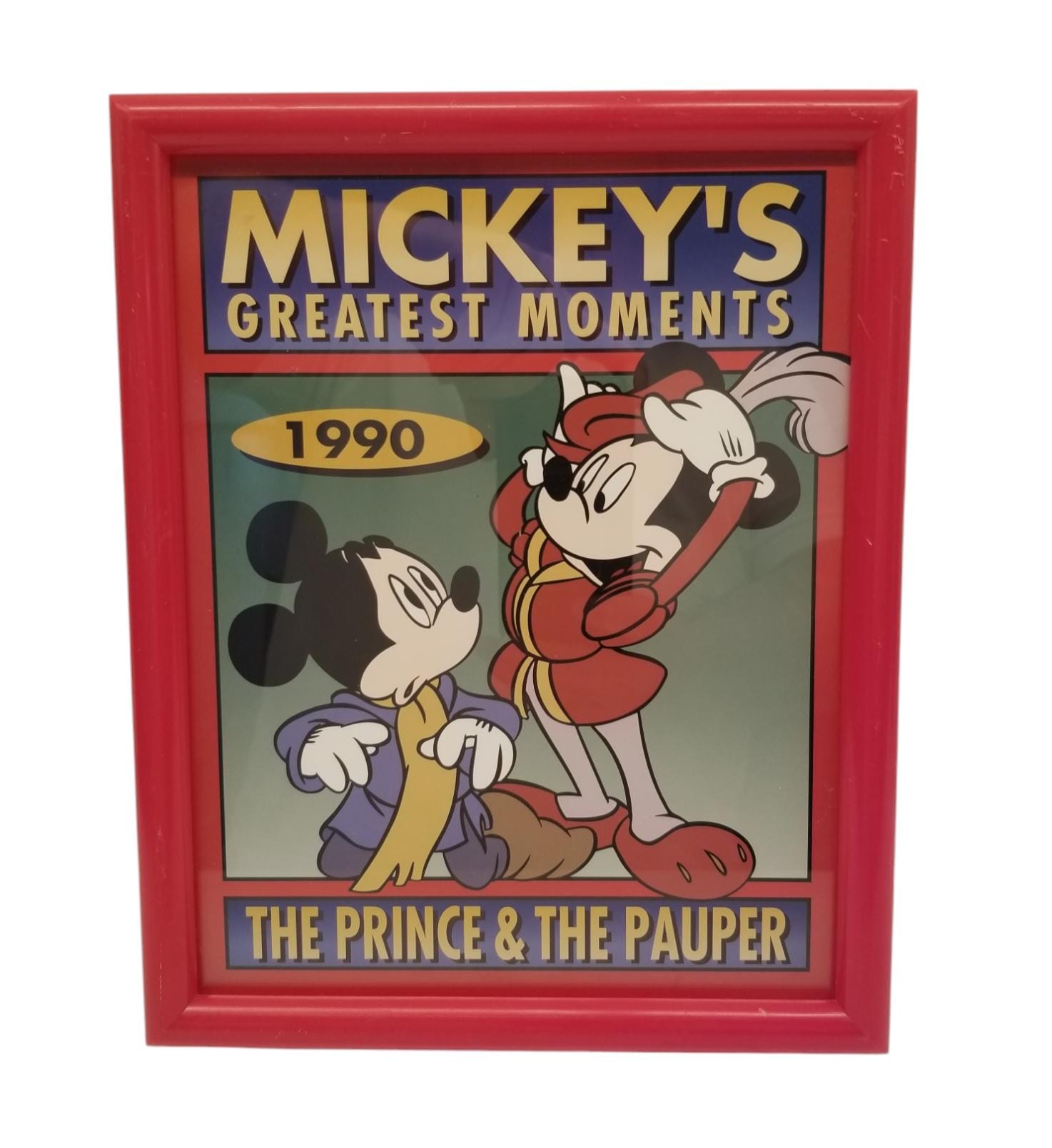 Disney Mickey's Greatest Moments Framed Pictures – the Prince and