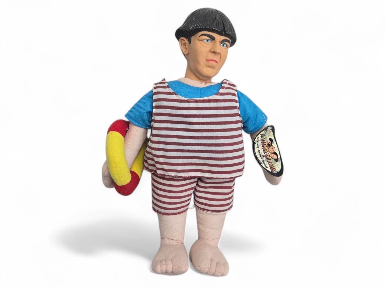 The Three Stooges – Moe Howard Plush Doll Figure in Swimsuit