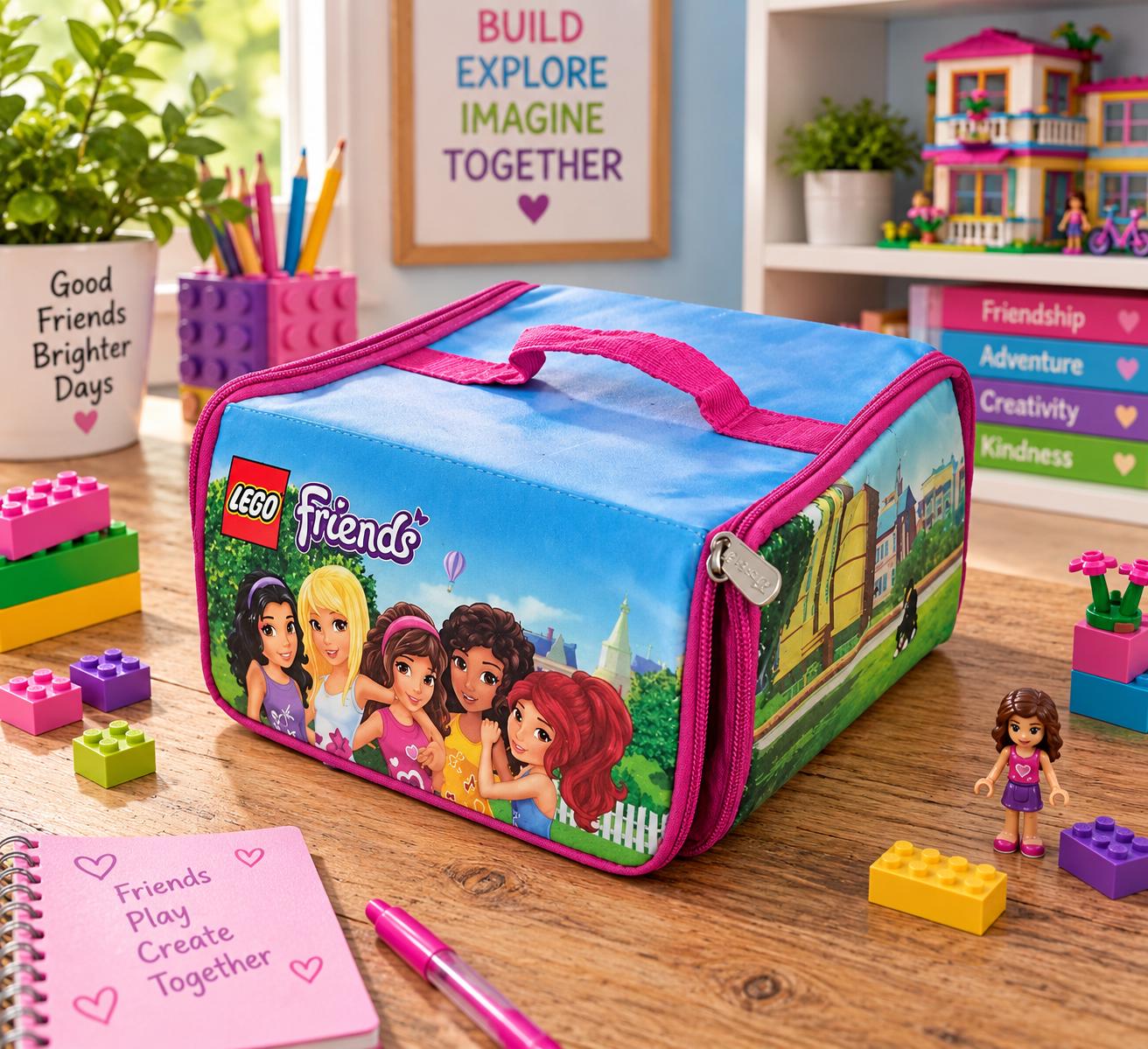 Neat-oh! LEGO Friends Zipbin Heartlake Place Transforming Toy Box