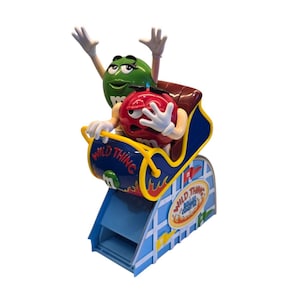 Vintage 1990’s M&M&#39;s Wild Thing Amusement Park Candy Dispenser