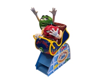 Vintage M&m's Red Farmer W/chicken Duck Sweet/candy Dispenser