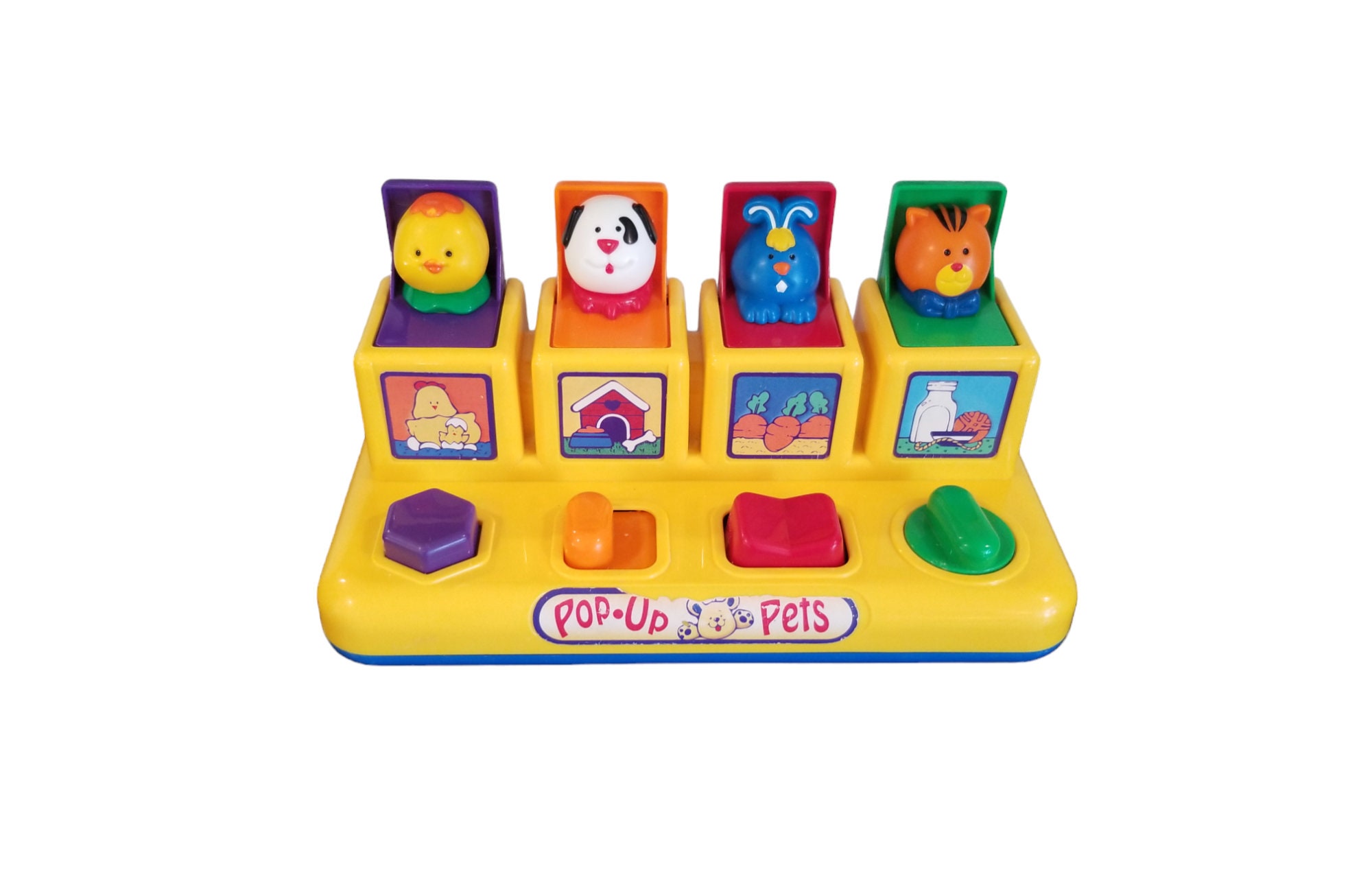 Vintage 1980 s Shelcore Pop up Pets Activity Toy Etsy UK