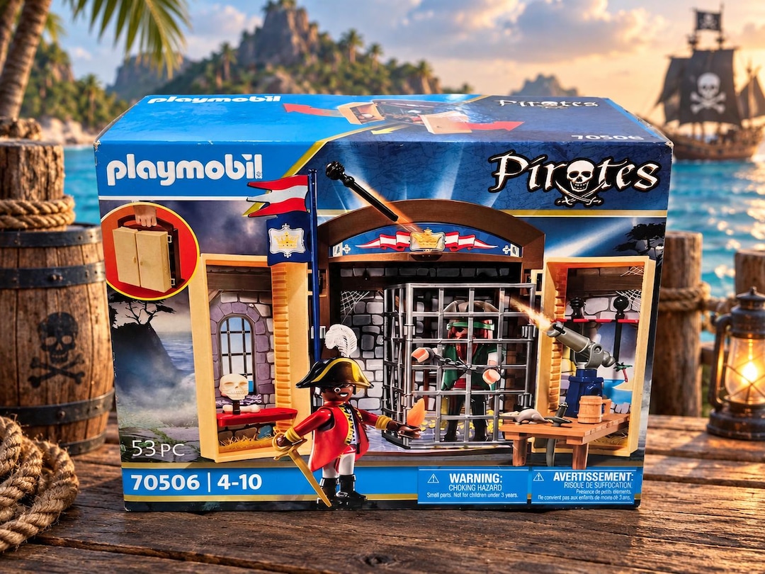 Playmobil Pirate Adventure Play Set #70506 – 53-piece Set – New in