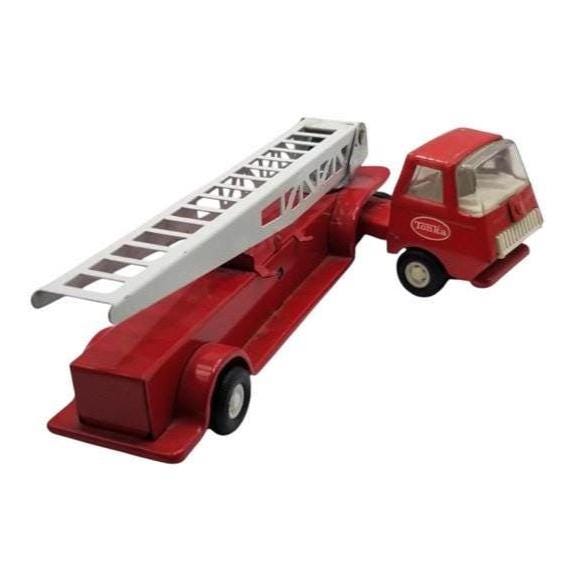 Vintage Tonka Jeep Pumper Fire Truck Ladders Only – Metal Red 1960s Style