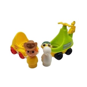 ヴィンテージ ピーナッツ チャーリーブラウン スヌーピーのヘリコプター & ルーシーの車
