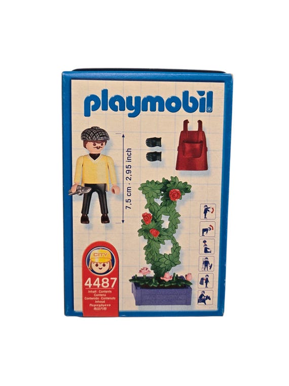 Figurine Playmobil Jardinier - Personnage D'occasion, Thème Jardinage Et Nature