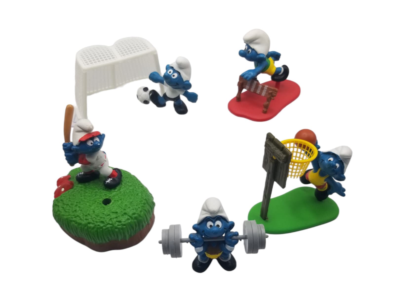 レア　レトロ　ヴィンテージ　スマーフ　コレクタブルフィギュア　セット 1980's smurf figure - Etsy 日本