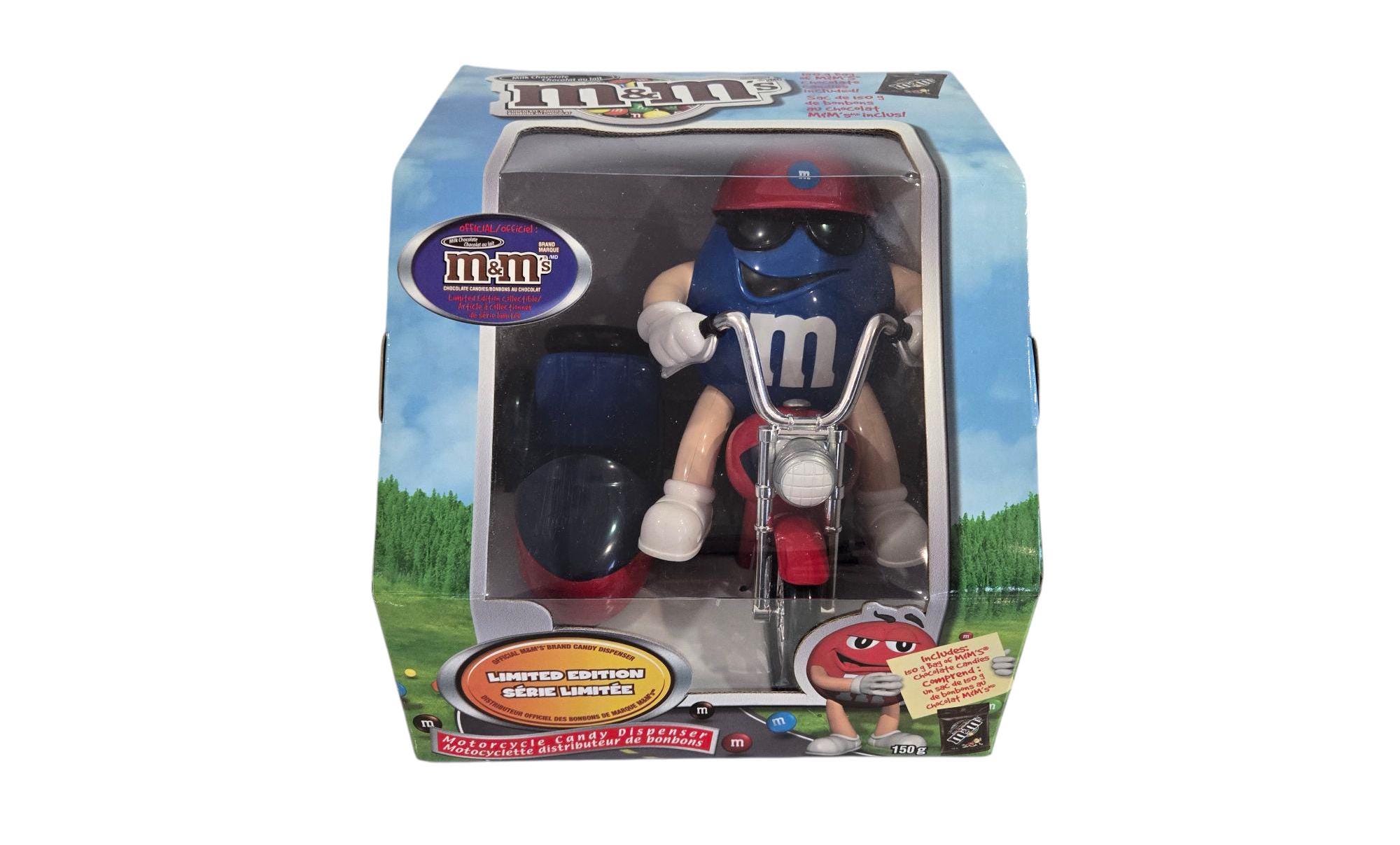 Vintage M&m's Motorcycle Candy Dispenser – Limited Edition, New in