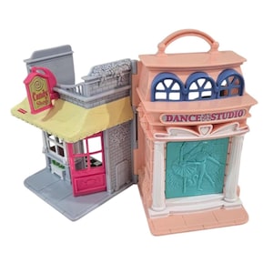 Fisher Price Sweet Streets Loving Family Candy Shop & Dance Studio Dollhouse