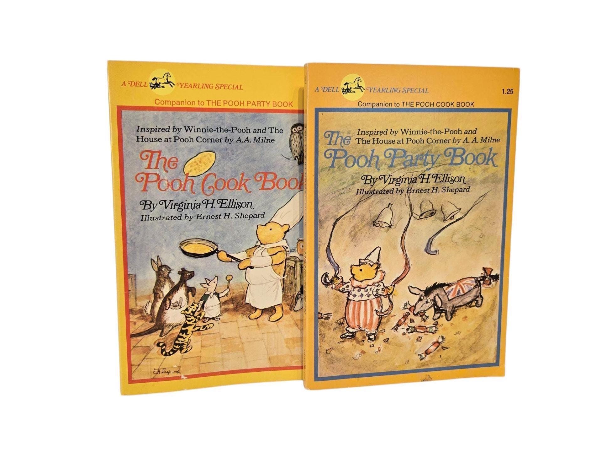 Vintage 1970's the Pooh Cook Book & the Pooh Party Book - You