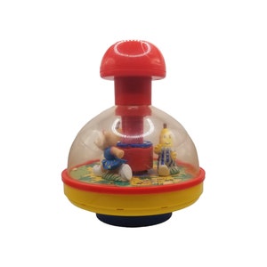 Vintage 1990's Bananas in Pajamas Push N Spin Spinning Top Toy - Etsy