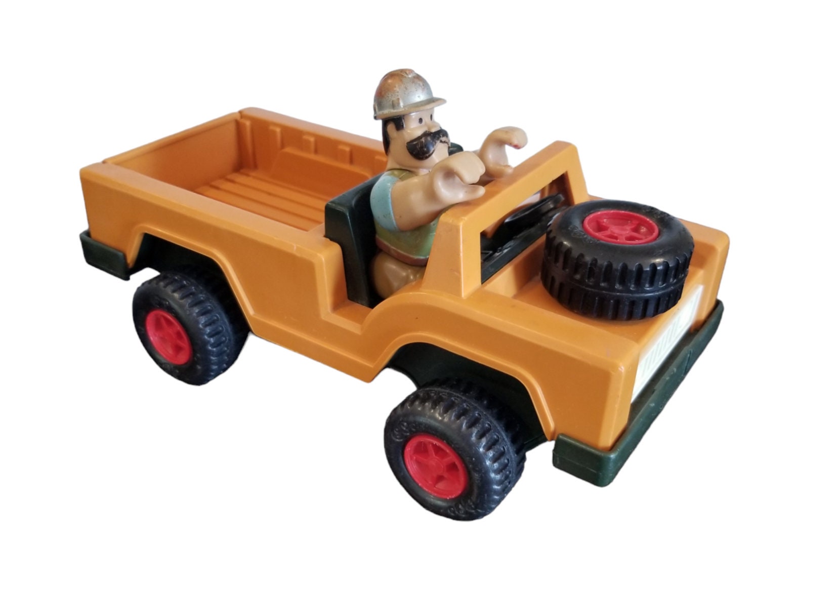 Vintage 1970 Fisher Price Adventure People Safari Jeep Truck 304 Etsy Mexico