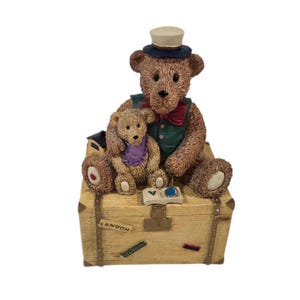 Vintage Teddy Bear Piggy Money Box by Elby – Adorable Ceramic Coin Bank