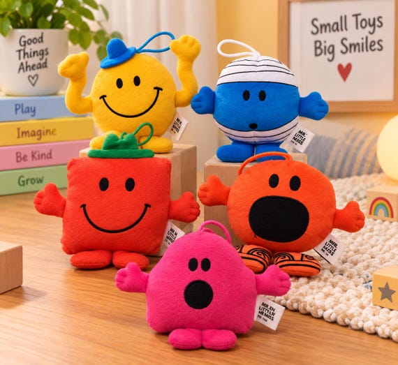 Mr. Men Mcdonald's Soft Plush Toys - You Choose - Etsy