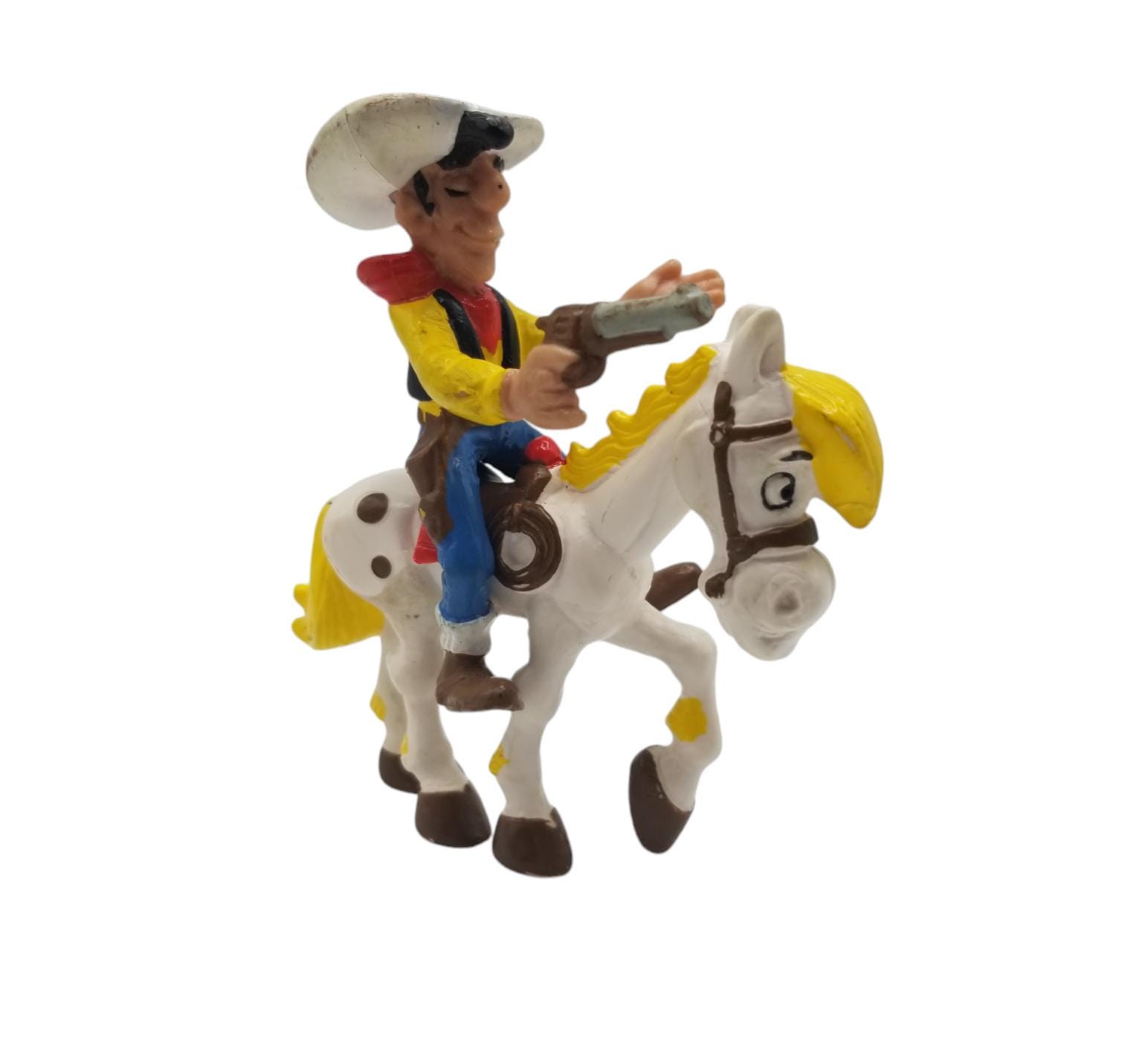 Vintage 1980's Schleich Lucky Luke PVC Figures - Etsy