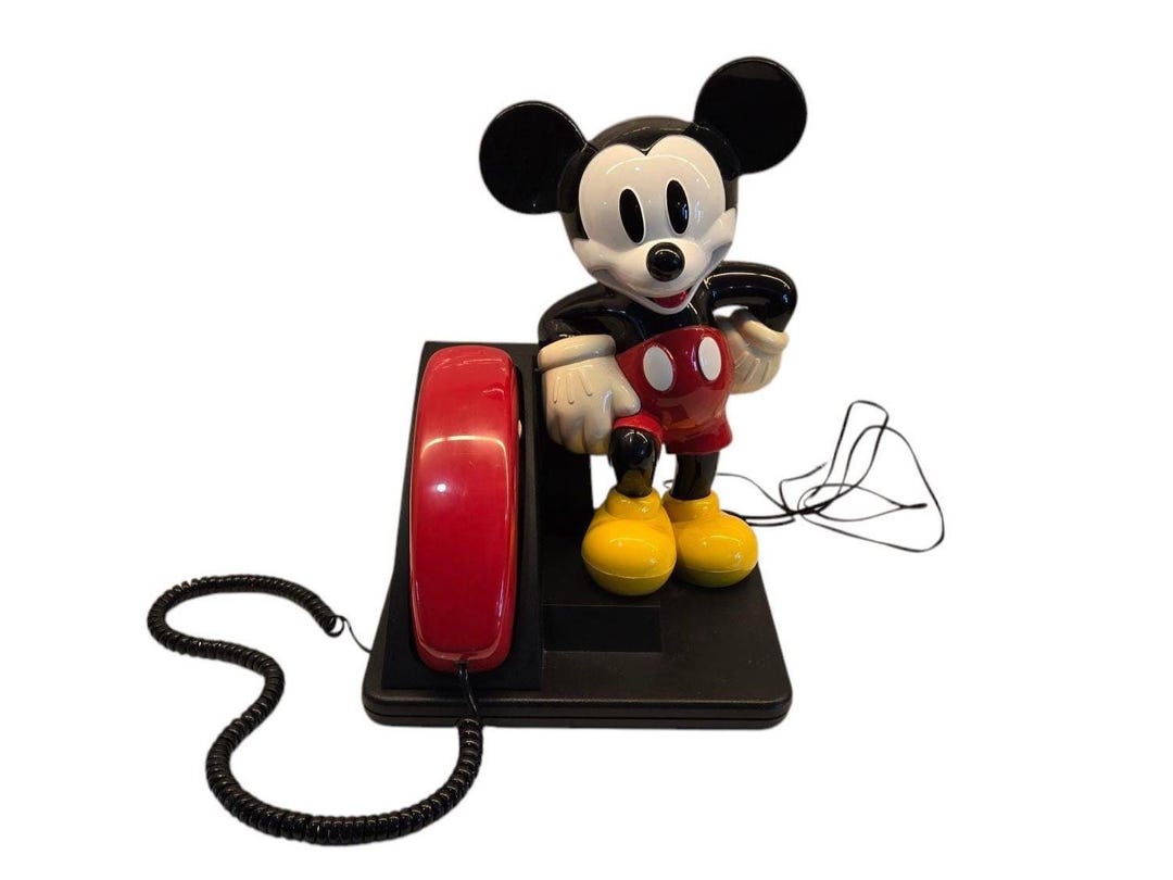 Vintage 1990s Mickey Mouse Telephone – Tested & Working! - Etsy
