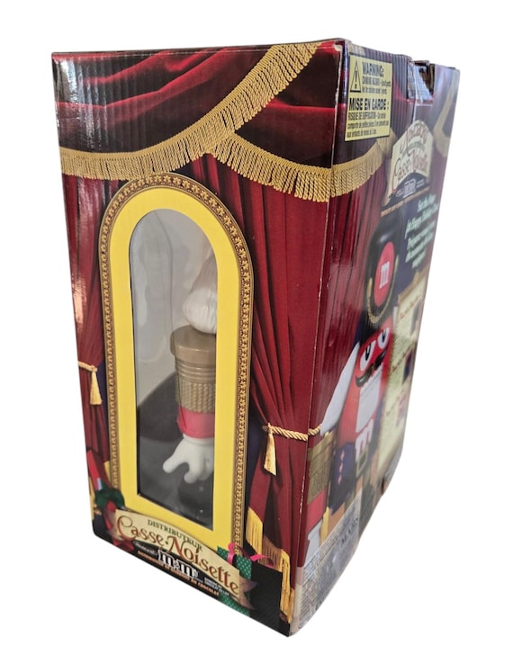 公式 M&M's 赤いくるみ割り人形 スイートキャンディディスペンサー