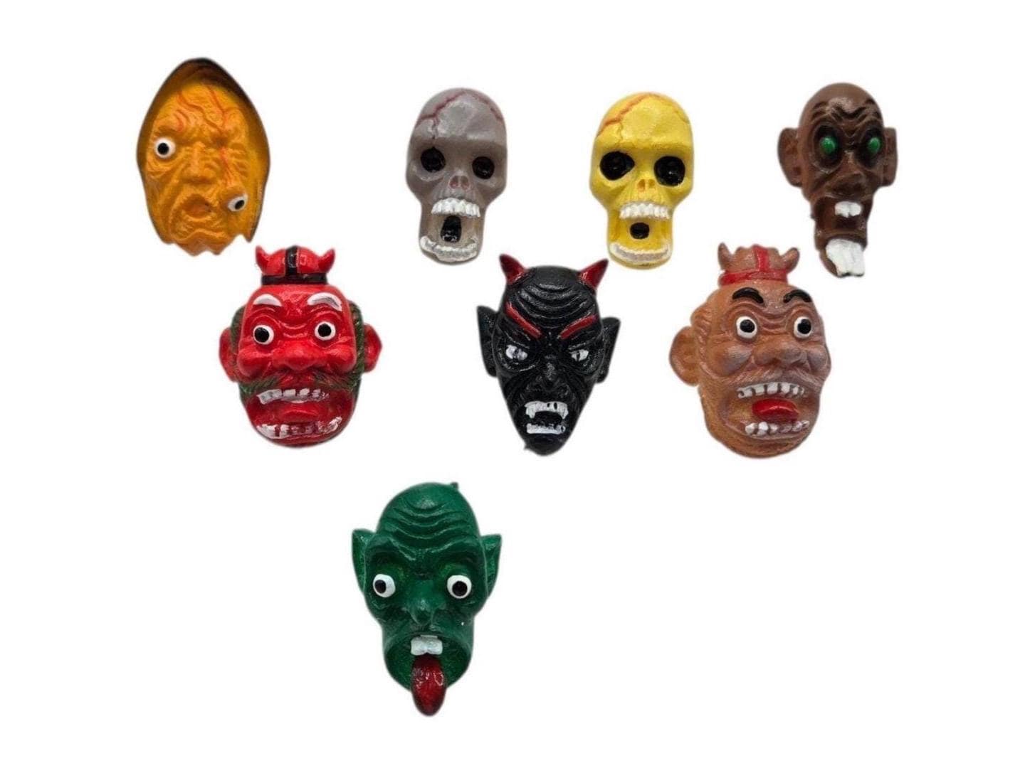 Vintage Spooky Kooky Brabo Imperial Jigglers Head Rings – 8 to