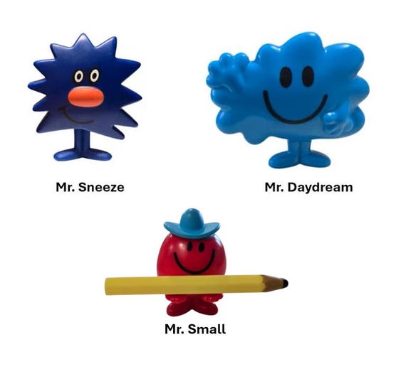 LOT de 7 FIGURINES MONSIEUR MADAME MC DO 2017 - 2018