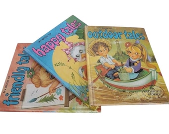 My Tales Books, Friendly Tales, Happy Tales, Outdoor Tales - Vintage Books