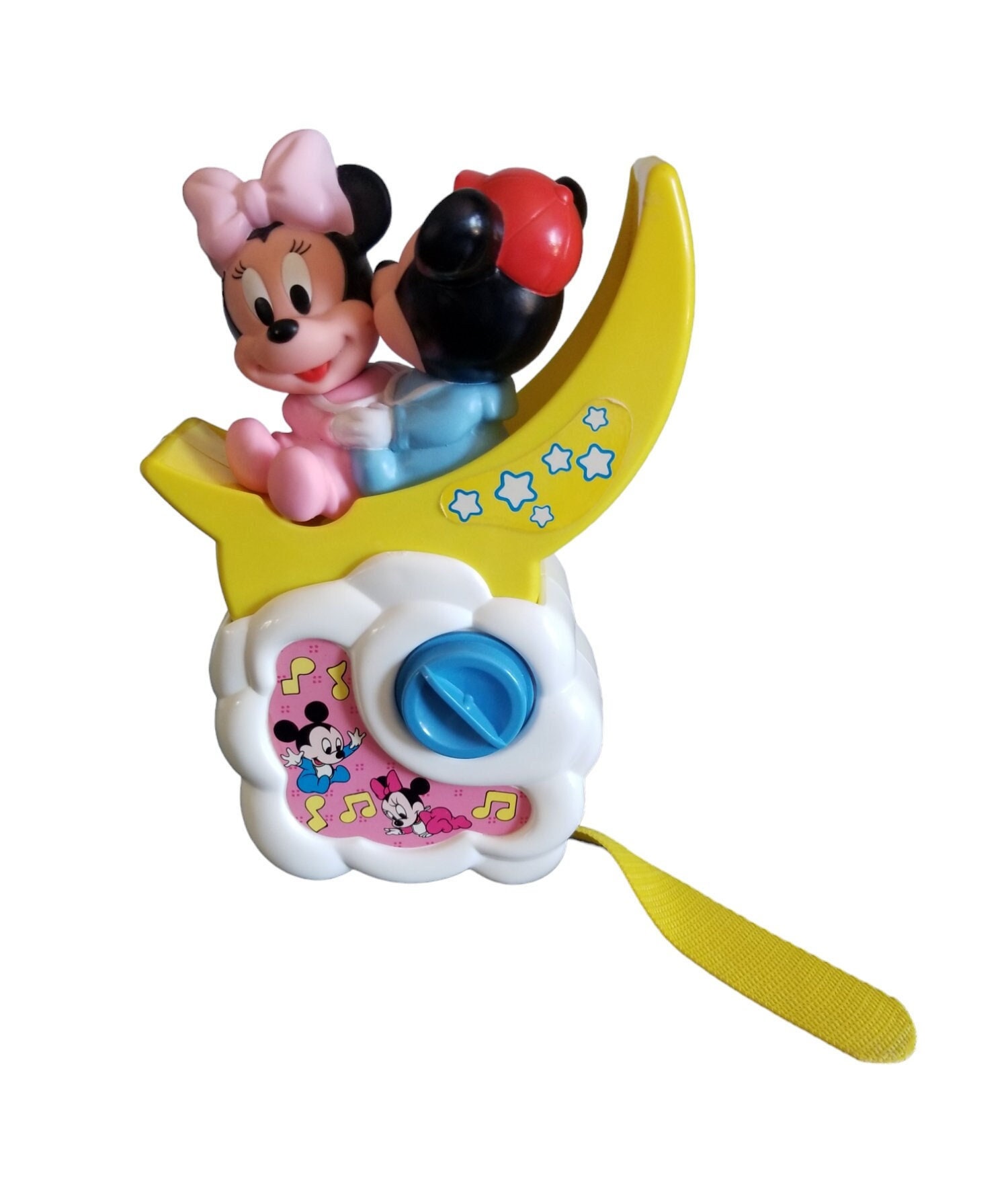 Vintage 1980's Disney Mickey & Minnie Crib Music Box 