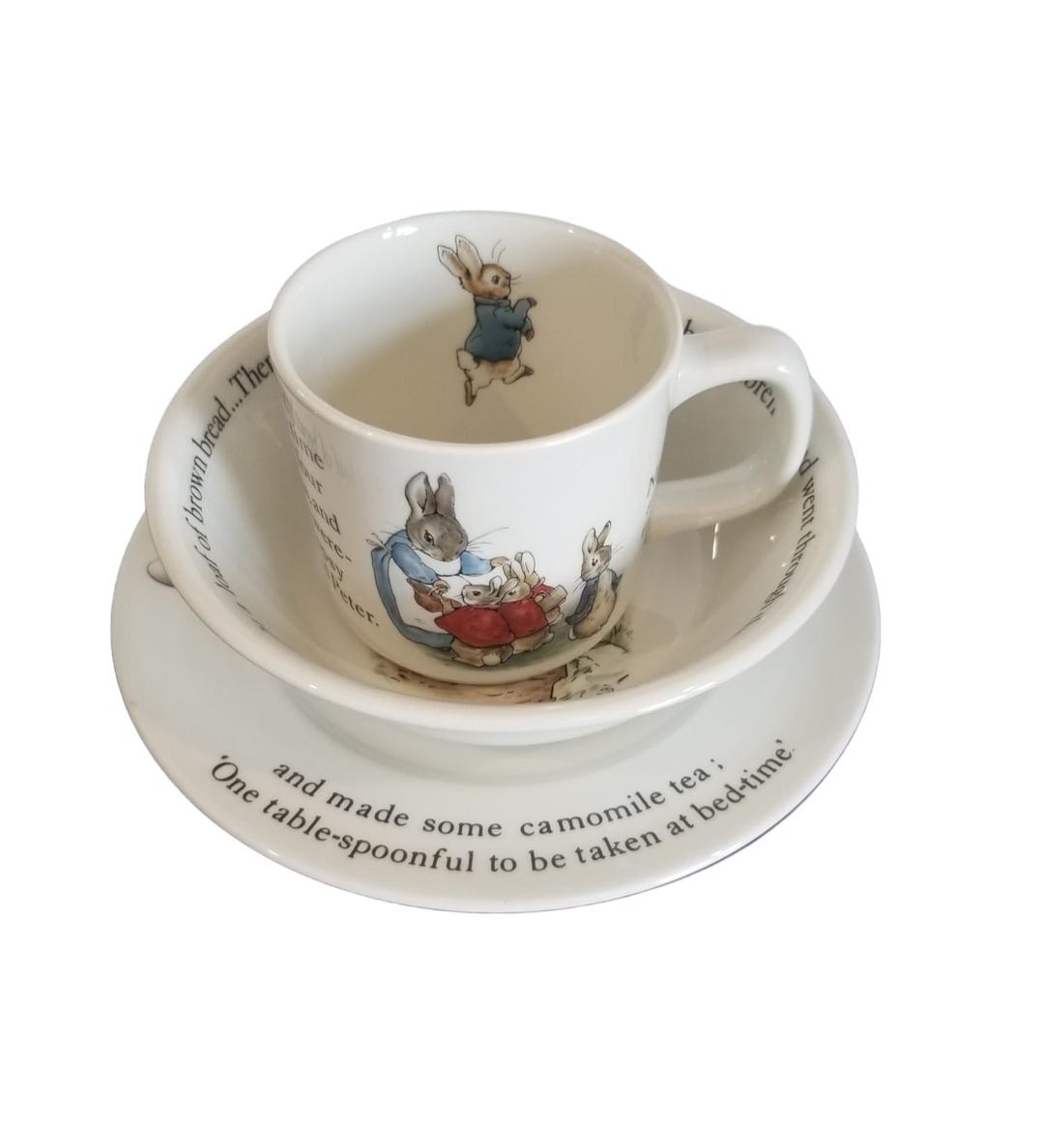 Vintage Beatrix Potter Petter Rabbit Dinnerware - Etsy