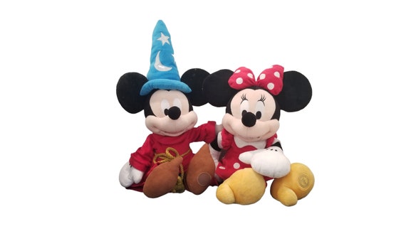 Disney Fantasia Mickey & Minnie Mouse 20” Plush Toys - Etsy