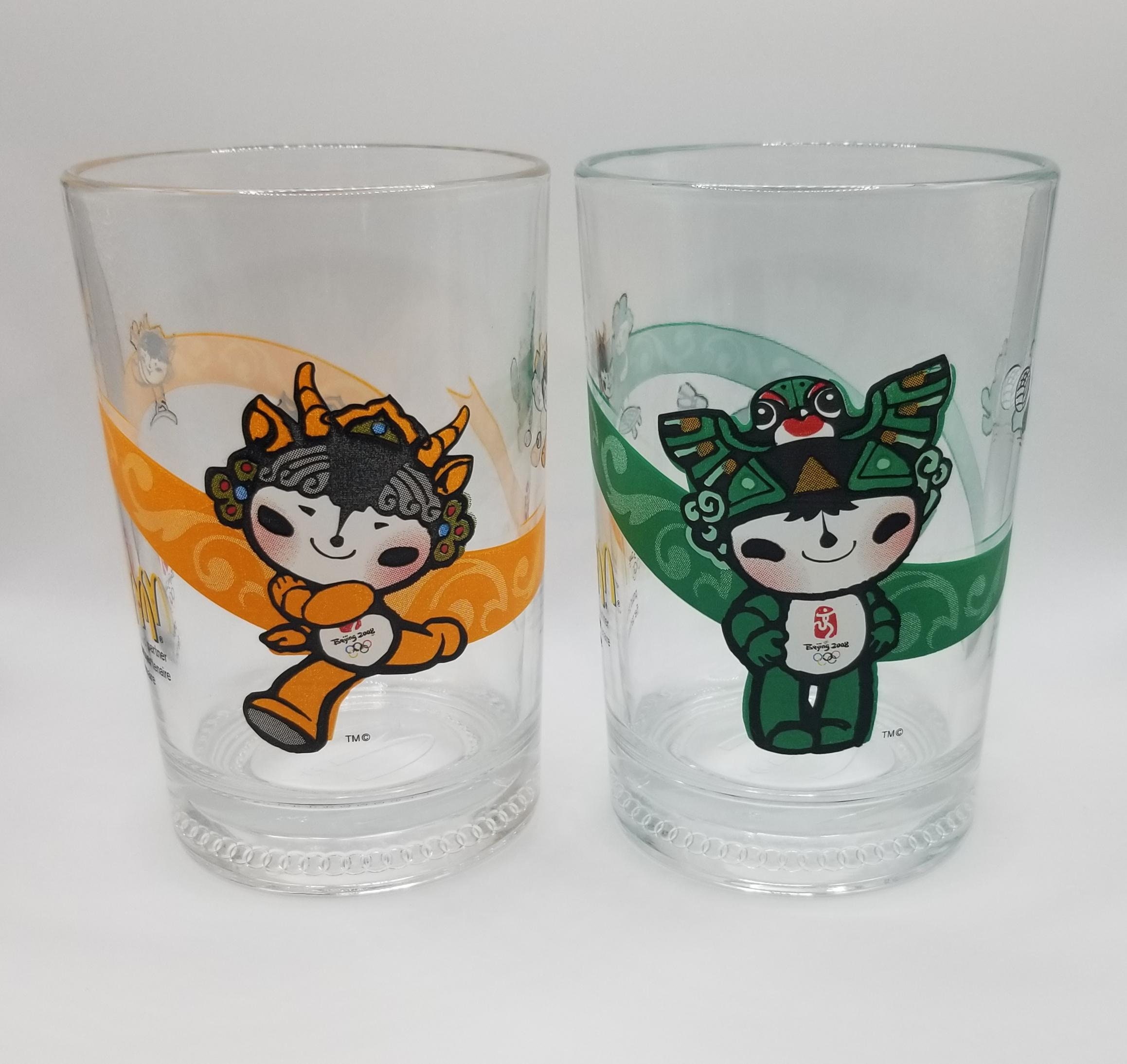 Mcdonalds Beijing 2008 Olympic Glasses - Etsy