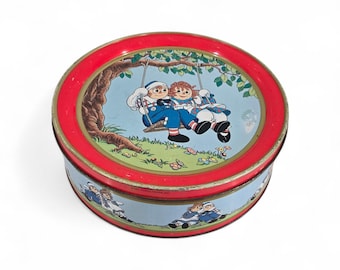 Vintage 1987 Round Raggedy Ann & Andy Tins – Parco Foods Inc.