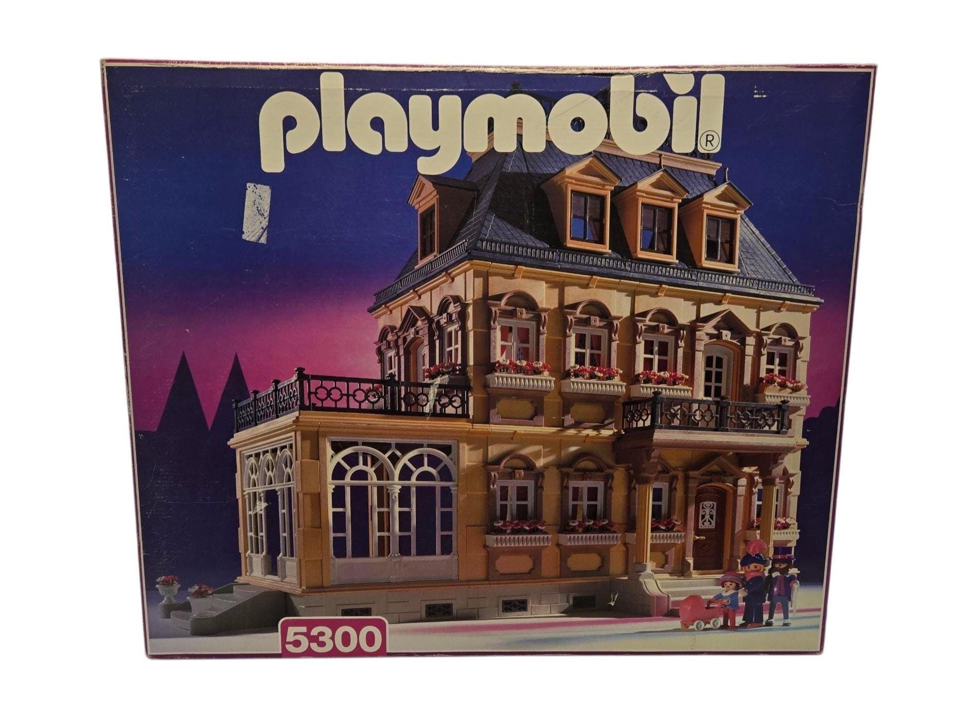 Vintage 1990's Playmobil Victorian Dolls House #5300 – in Original