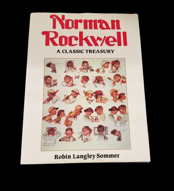 【洋書】Norman Rockwell A Classic Treasury Norman Rockwell: a Classic Treasury - Vintage Book - Etsy