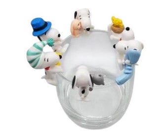 Snoopy Cup Hanging Figures Peanuts, Charlie Brown