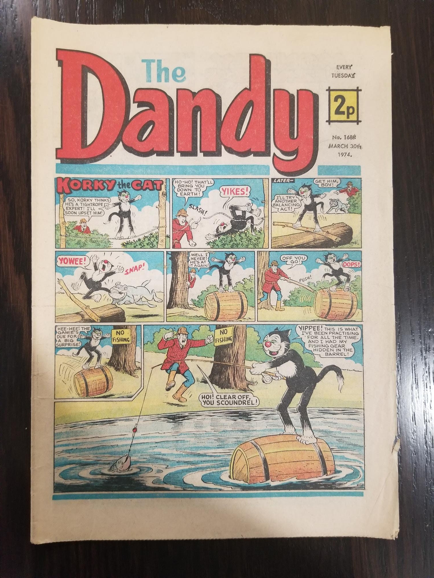 Lot of 5 Dandy Comics From 1974 Vintage Book Etsy