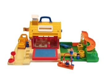 Fisher Price School with Playground #2550