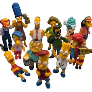 Collectible Simpsons Cartoon PVC Model Figures