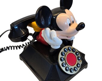 Vintage Mickey Mouse Telephone – A Classic Disney Collectible! - Etsy
