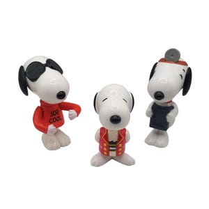 スヌーピー　SNOOPY　フィギュア　80年代　バーガーキング　マクドナルド スヌーピーSNOOPYフィギュア80年代バーガーキングマクドナルド
