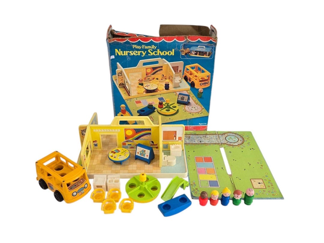 École maternelle complète Fisher Price, Little People #929, maison de jeu - France
