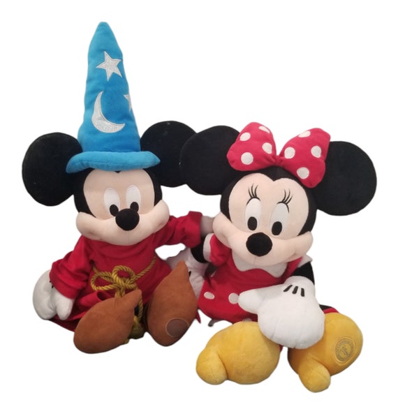 Disney Fantasia Mickey & Minnie Mouse 20” Plush Toys - Etsy