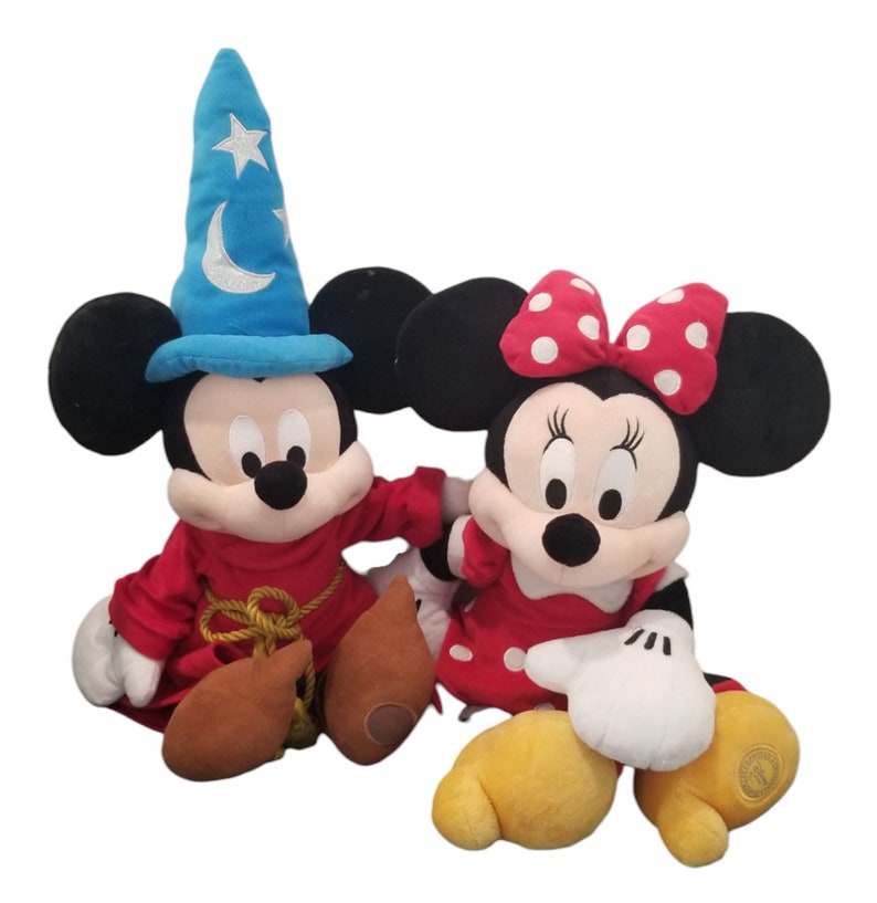Disney Fantasia Mickey & Minnie Mouse 20” Plush Toys - Etsy