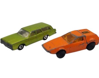 Vintage Matchbox Lesney Mercury & Tanzara från 1970-talet