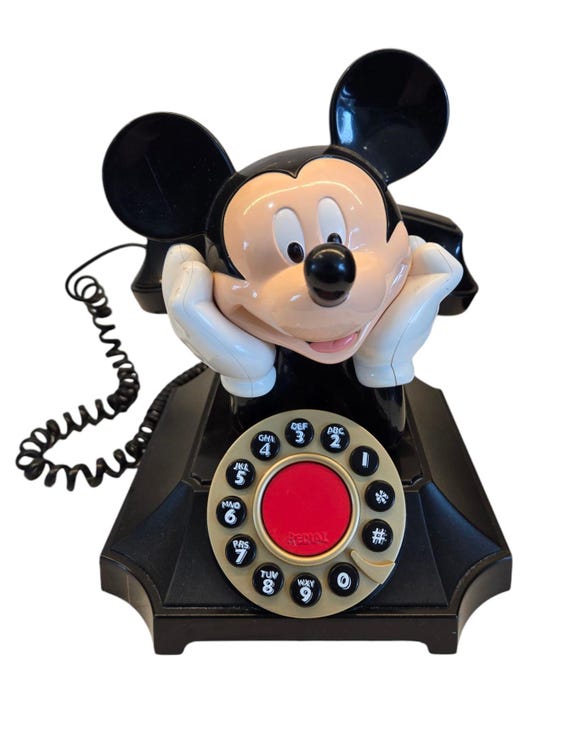 ヴィンテージ ミッキー マウス 電話 – クラシックなディズニー