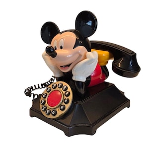 Mickey telephone - Etsy 日本