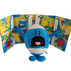 Mr. Men Books Bundle & Mr. Bump Plush Stuffed Toy