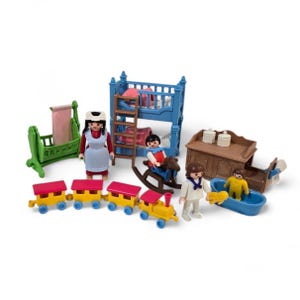 Meuble Playmobil Pour Chambre Bébé - Série Maison 1900/Belle Époque, Occasion Bon état